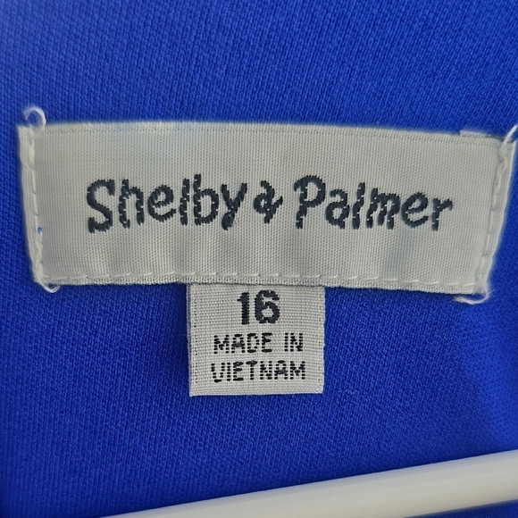 Elegant Blue Women's Dress - Picture 2 of 3